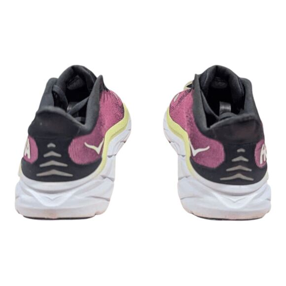 HOKA ONE ONE Clifton 8 'Ibis Rose Pink Green' Running Shoes Size 9.5B - Picture 5 of 16